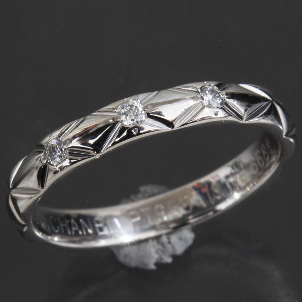 Chanel Quilted Diamond Ring